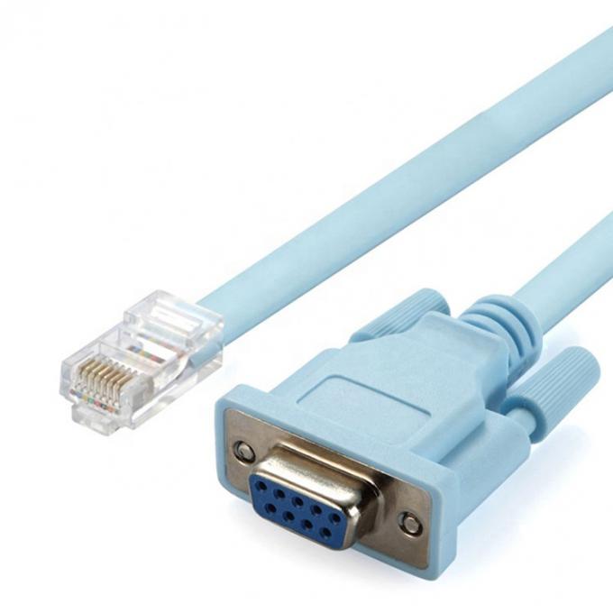1.8M RS232 DB9 PIN Femminile a RJ45 Cavo di console di rete per Cisco Router Switch 1