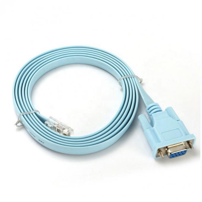 1.8M RS232 DB9 PIN Femminile a RJ45 Cavo di console di rete per Cisco Router Switch 2