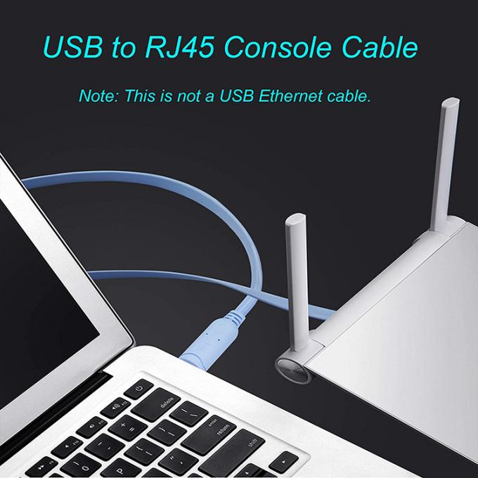 CH340 Rollover USB Console Cable per Cisco Router 9
