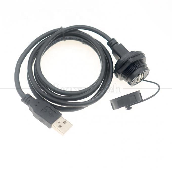 Cable di estensione di connettore USB tipo A, impermeabile da maschio a femmina 1