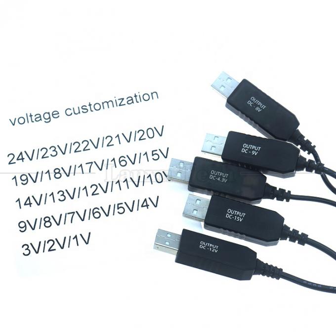 Voltaggio personalizzato 15V 12V 10V 9V 4V 3V USB a DC Micro Tipo C Cable di caricabatterie per router Camera Led Light Walkie Talkie GPS 1