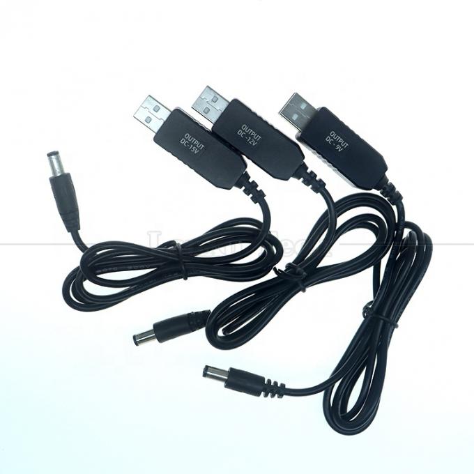 Voltaggio personalizzato 15V 12V 10V 9V 4V 3V USB a DC Micro Tipo C Cable di caricabatterie per router Camera Led Light Walkie Talkie GPS 2