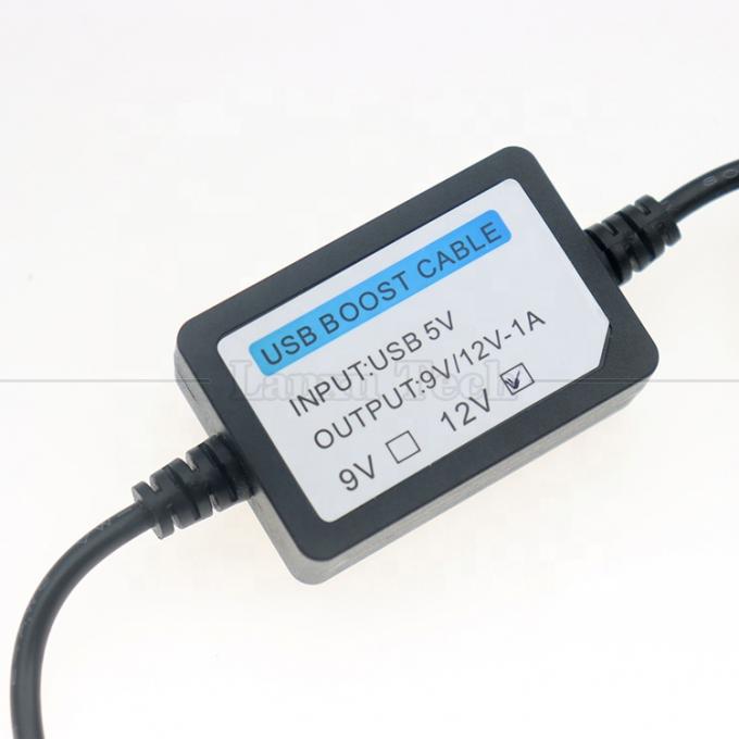 Cable di conversione di potenziamento del router Wifi da 5V a 9V 12V 1A USB a DC 5.5x2.1mm 3