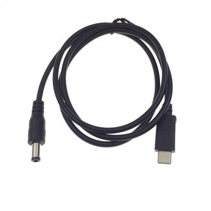 Carica rapida 20V 3A 65W USB Tipo C a 5.5mm X 2.1mm DC Power PD Cavo di ricarica per laptop 1