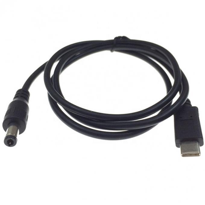 Carica rapida 20V 3A 65W USB Tipo C a 5.5mm X 2.1mm DC Power PD Cavo di ricarica per laptop 5