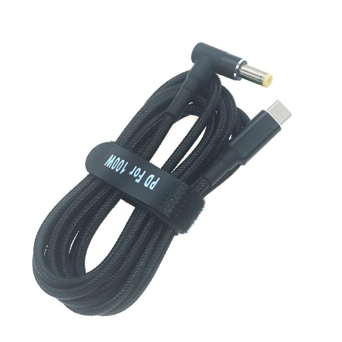 20V 5A 100W Dual E Mark Chip PD Carica USB Tipo C a DC Adaptore per cavo portatile per HP Asus Lenovo Dell 5