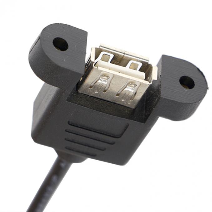Serratura a vite 90 gradi angolo retto tipo A Maschio a femmina pannello di montaggio cavo di estensione USB 3