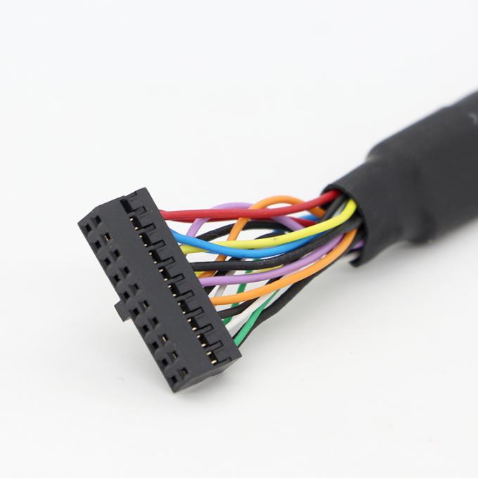 Y Splitter Screw Locking Stud Dual USB 3.0 Tipo A Female Panel Mount Cavo USB con Molex 4