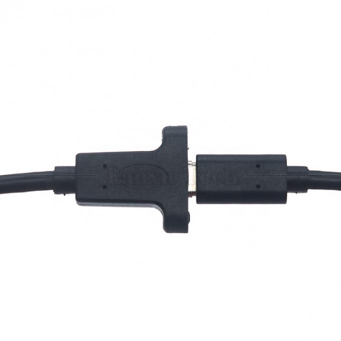 Personalizzazione USB3.1 Gen2 Stangolo di blocco a vite USB Tipo C 3.1 Cavo di estensione montato sul pannello 6
