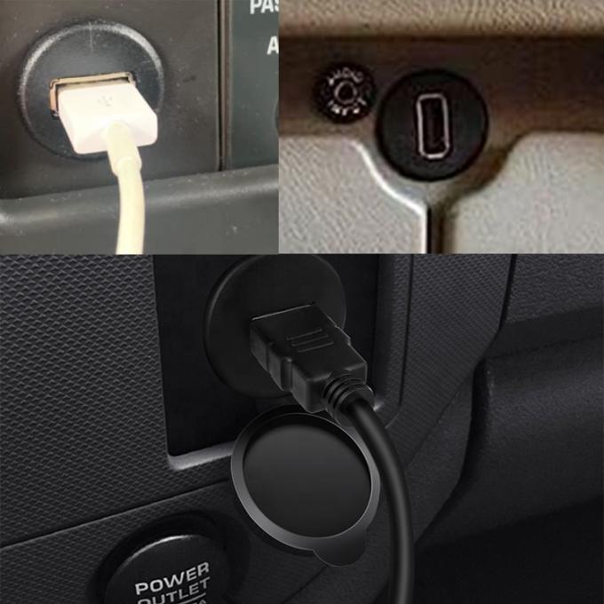 Car Audio Stereo Dashboard Maschio a femmina pannello di montaggio USB 2.0 tipo A cavo di estensione 1
