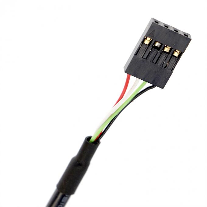 Capo di chiusura a vite di alta qualità 1M 2M USB montato su pannello femminile a cavo a filo Dupont 3