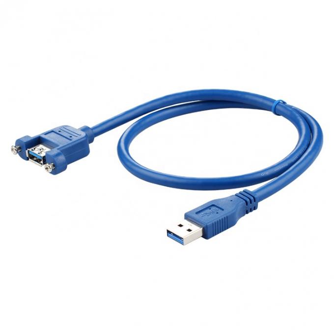 Dati ad alta velocità 5Gbps USB 3.0 Tipo A Maschio a montatura del pannello femminile Cavo di estensione USB 3.0 1