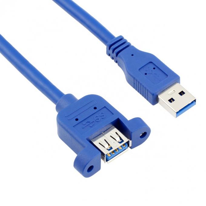 Dati ad alta velocità 5Gbps USB 3.0 Tipo A Maschio a montatura del pannello femminile Cavo di estensione USB 3.0 4