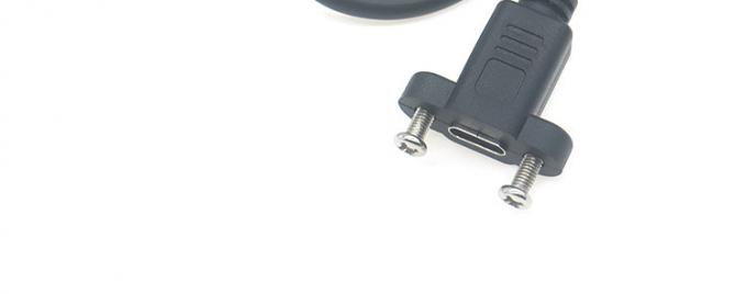 30cm 50cm Montaggio del pannello a vite Maschio a femmina Cavo di estensione USB Tipo C 3.1 7