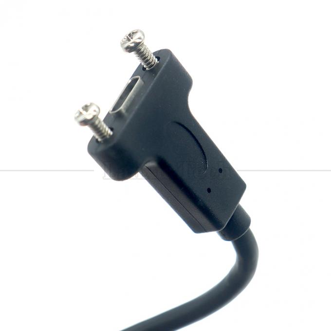 10Gbps 0,3m 1m Maschio a femmina Tipo C 3.1 Pannello montato a vite buco di blocco cavo di estensione USB 6