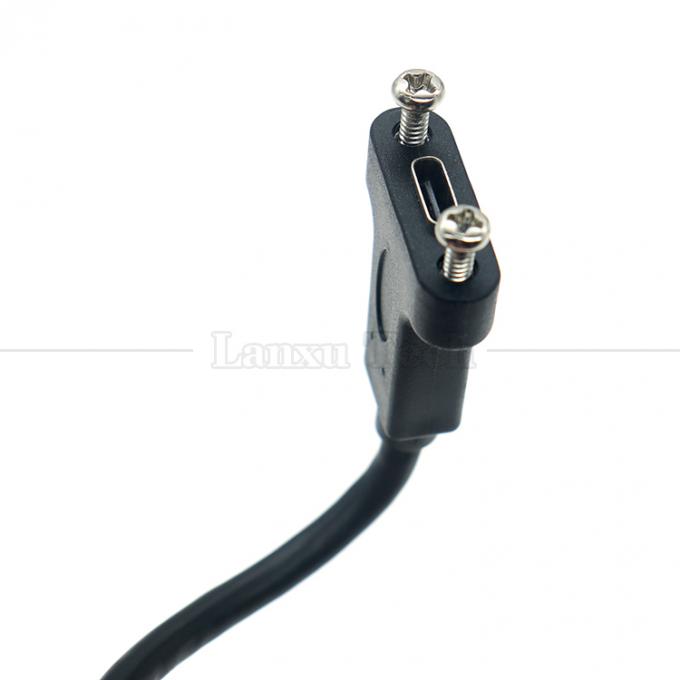 10Gbps 0,3m 1m Maschio a femmina Tipo C 3.1 Pannello montato a vite buco di blocco cavo di estensione USB 5