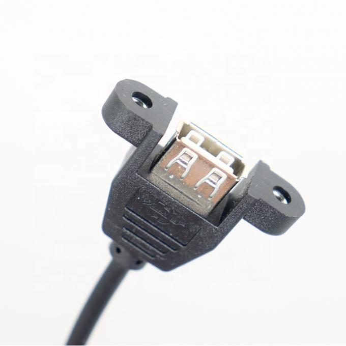 Cable per il montaggio del pannello personalizzato USB tipo A femminile per aprire i fili a punta nuda 2