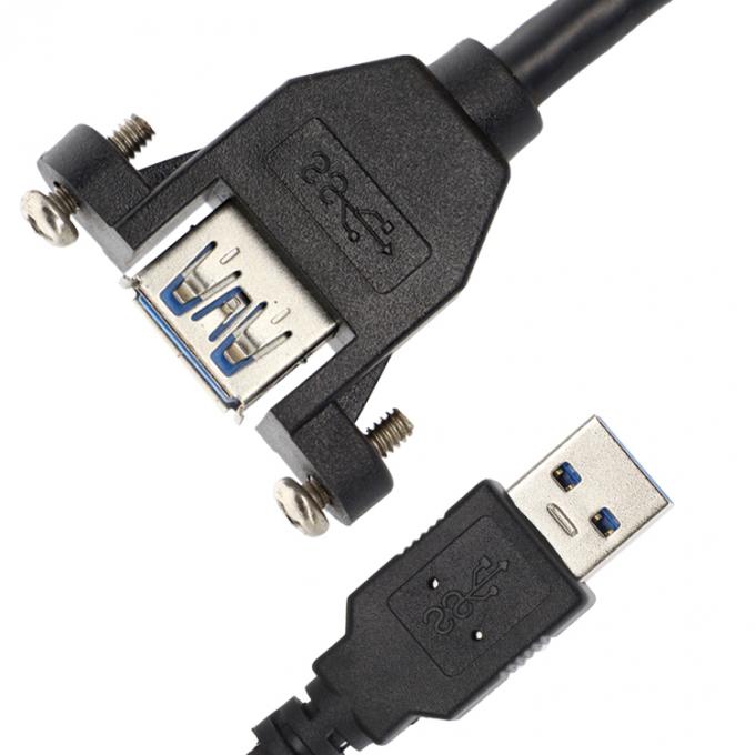Mini Micro B tipo C RJ45 Ethernet Maschio a Femmina Cable di estensione USB Panel Mount 3