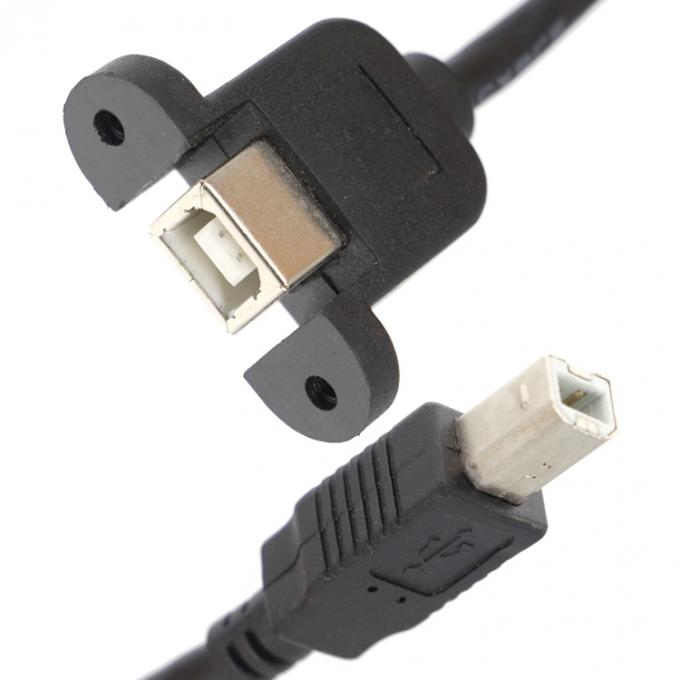 Mini Micro B tipo C RJ45 Ethernet Maschio a Femmina Cable di estensione USB Panel Mount 2
