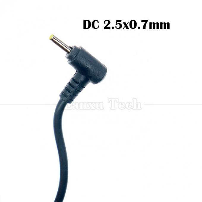 90 gradi angolo destro USB A maschio a canna Jack DC 2.5x0.7mm 3.5x1.35 5.5x2.5 5.5x2.1mm Cable di caricabatterie 1