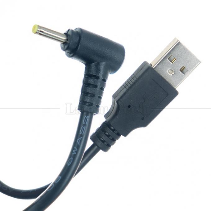 90 gradi angolo destro USB A maschio a canna Jack DC 2.5x0.7mm 3.5x1.35 5.5x2.5 5.5x2.1mm Cable di caricabatterie 0