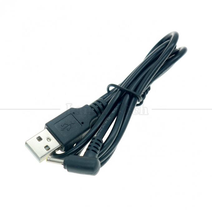 90 gradi angolo destro USB A maschio a canna Jack DC 2.5x0.7mm 3.5x1.35 5.5x2.5 5.5x2.1mm Cable di caricabatterie 3