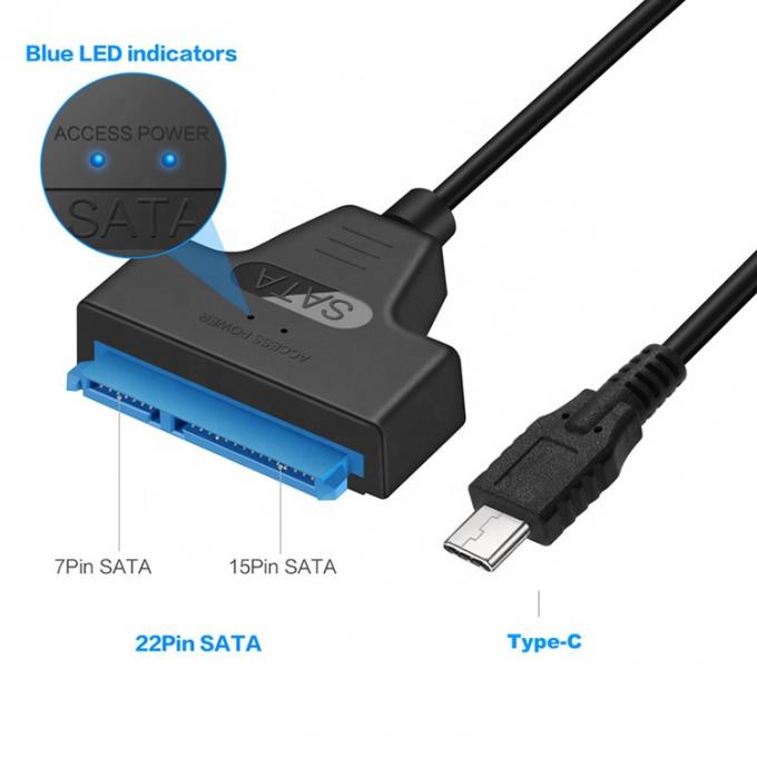 Alta velocità 5Gbps SDD HDD Hard Drive 2,5 pollici USB Tipo C 3.1 a Sata Adapter Cable 1