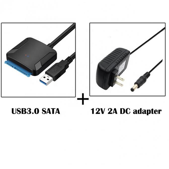 Alta compatibilità 2,5 3,5 pollici SSD HDD disco rigido USB 3.0 a cavo Sata 6