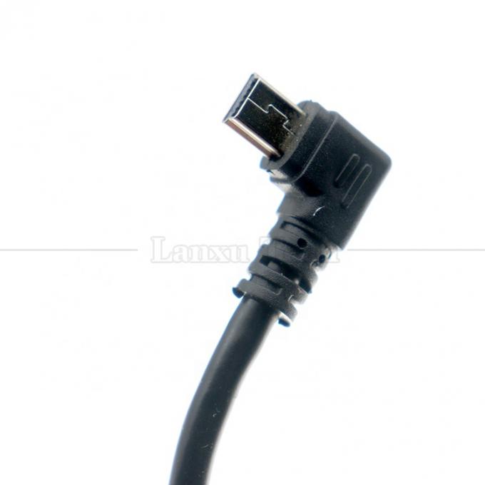 Personalizzazione 90° angolo sinistro USB A Maschio a MINI 5P Cavo USB per PS3 Controller Camera 5