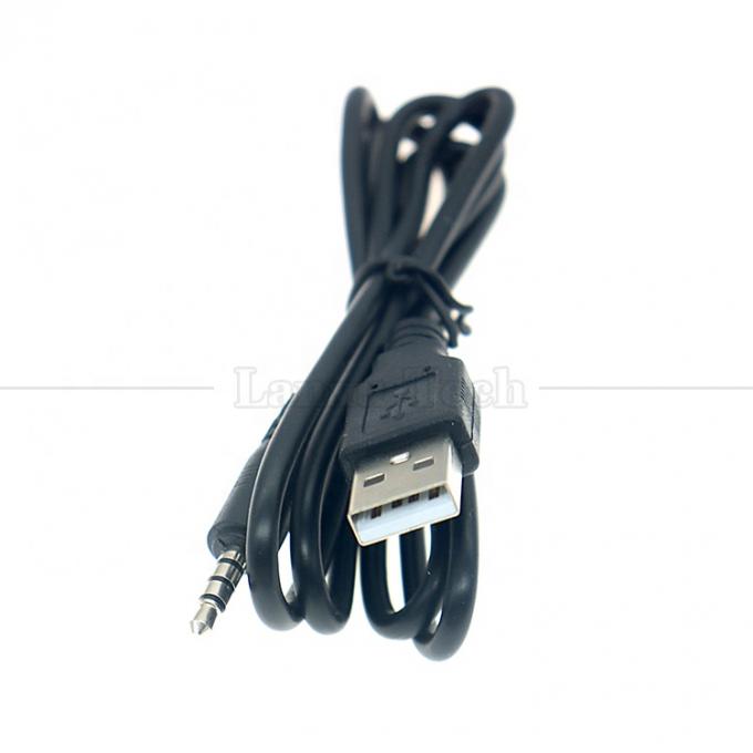 1M USB a 3,5mm 4 poli Cable di estensione DC Audio Jack per altoparlanti per auto 1