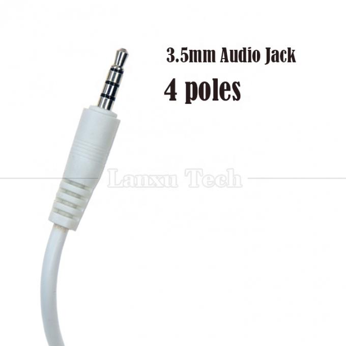 Sincronizzazione dei dati di ricarica USB da maschio a ausilio 4 poli 3.5mm Audio DC Jack Adapter Cable di ricarica per cuffie per altoparlanti 2