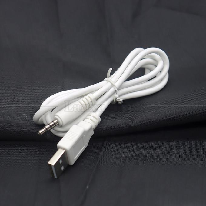 Sincronizzazione dei dati di ricarica USB da maschio a ausilio 4 poli 3.5mm Audio DC Jack Adapter Cable di ricarica per cuffie per altoparlanti 0
