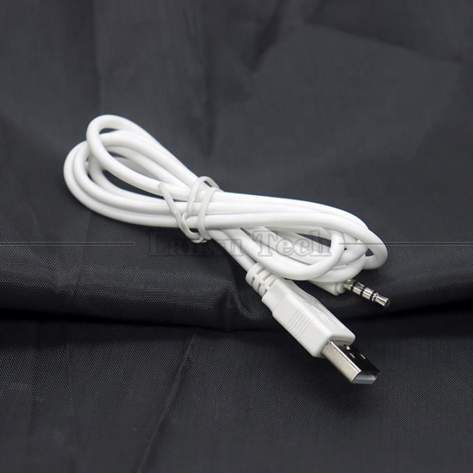 Sincronizzazione dei dati di ricarica USB da maschio a ausilio 4 poli 3.5mm Audio DC Jack Adapter Cable di ricarica per cuffie per altoparlanti 5