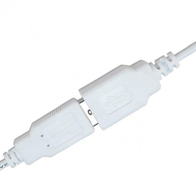 Custom 1m 2m 3m Bianco USB A Maschio a fine aperta Filtro in scatola Cavo di estensione Breakout 6
