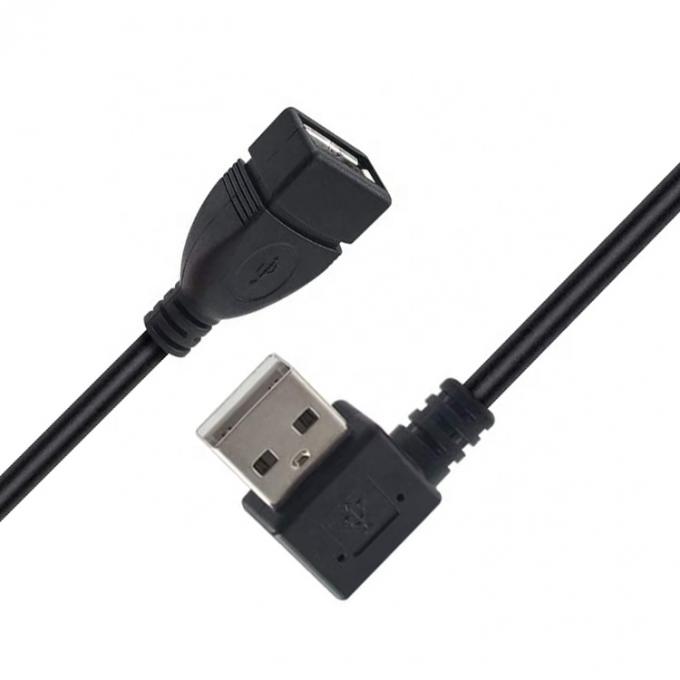 0.3M 1M 2M 3M 90 gradi angolo destro sinistro maschio a femmina cavo di estensione USB 2.0 tipo A 1