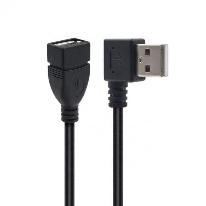 0.3M 1M 2M 3M 90 gradi angolo destro sinistro maschio a femmina cavo di estensione USB 2.0 tipo A 2