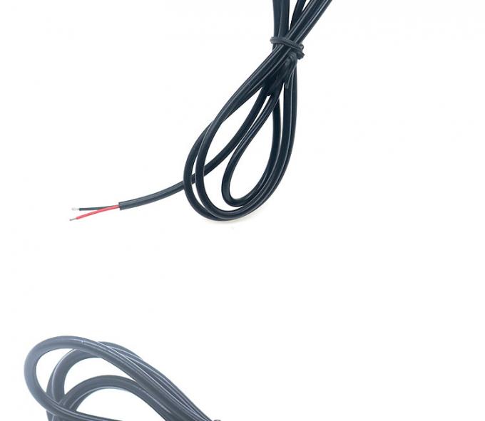 Alta qualità 5V USB 2.0 un maschio per aprire spogliato nudo 2 pin fili fine cavo pigtail per LED luce lampada a striscia 7