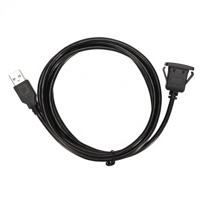 pannello idraulico di scarico montato maschio a femmina presa USB cavo di filo di estensione cavo per auto camion barca dashboard motociclo 3