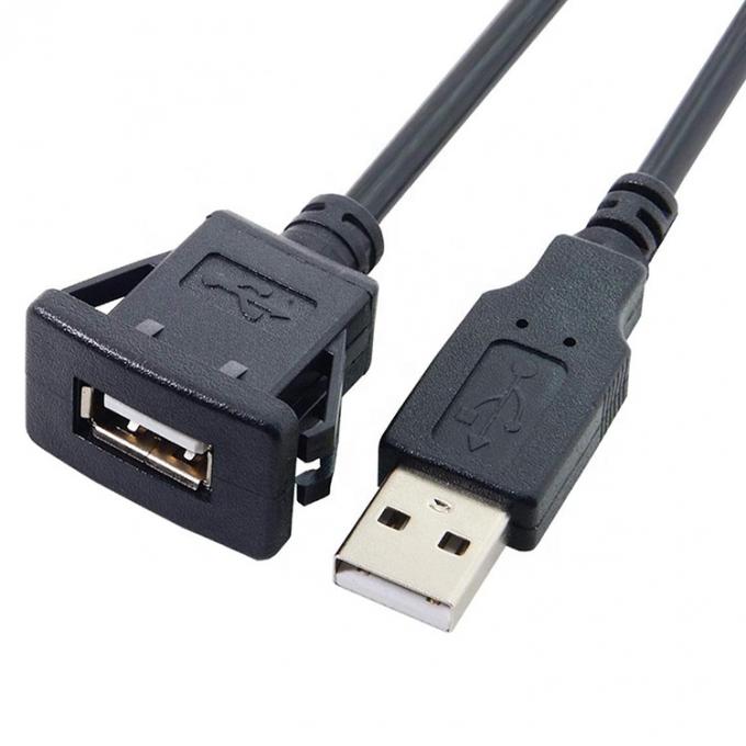pannello idraulico di scarico montato maschio a femmina presa USB cavo di filo di estensione cavo per auto camion barca dashboard motociclo 1