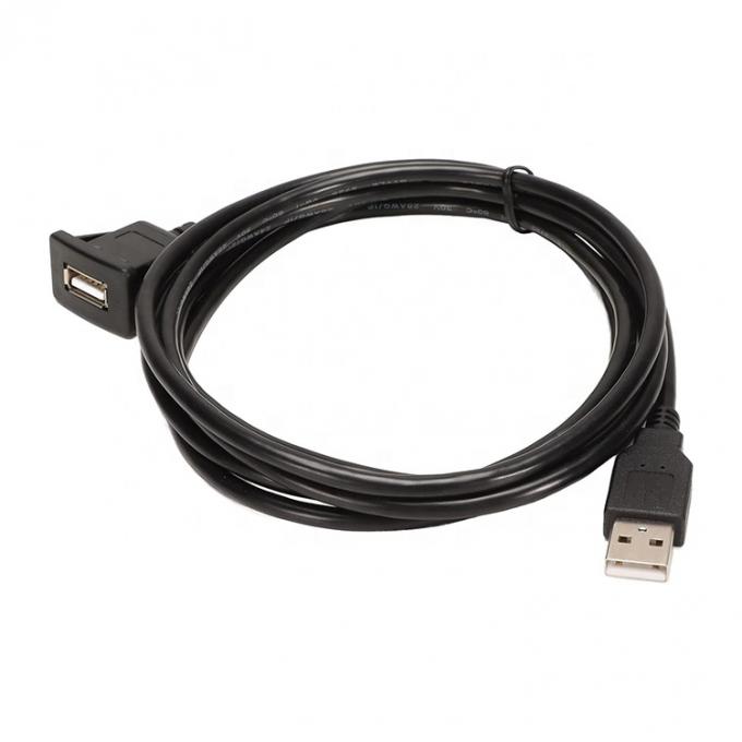 pannello idraulico di scarico montato maschio a femmina presa USB cavo di filo di estensione cavo per auto camion barca dashboard motociclo 5