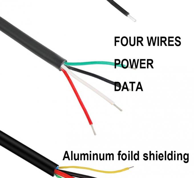 5V USB per aprire fili nudi in scatola a strisce End Pigtail Power Charger Cable per lampada a striscia a LED 9