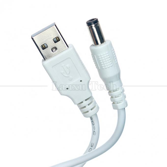 USB A Maschio a 2.1x5.5mm DC Jack a canna connettore cavo di ricarica per altoparlante del router 3