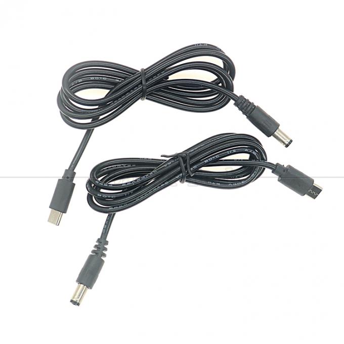 Carica 3A 9V 12V 15V 20V USB Tipo C a DC 5.5x2.1mm Jack Adapter Converter Cable per Wifi Router Modem Projector Camera 4