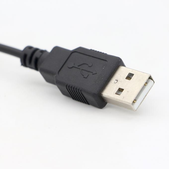 USB 2.0 Un maschio per aprire 2 strisciato in scatola saldatura nudo filo terminale cavo pigtail 3