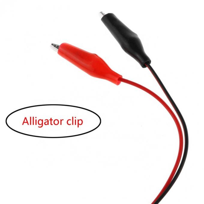 Clampe Crocodile Clip Alligator a USB Un filo di prova maschio Cable adattatore per il circuito di prova 3