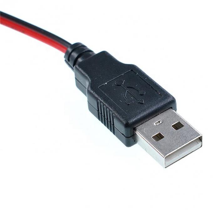 Clampe Crocodile Clip Alligator a USB Un filo di prova maschio Cable adattatore per il circuito di prova 2
