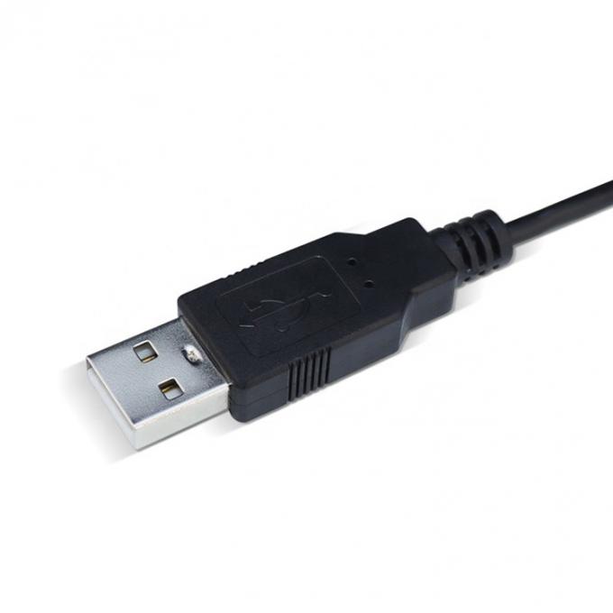 CUSTOM Shield USB 2.0 Un maschio a sfilato in scatola 4 fili fine aperto coda di porcellino cavo di fine nudo 5