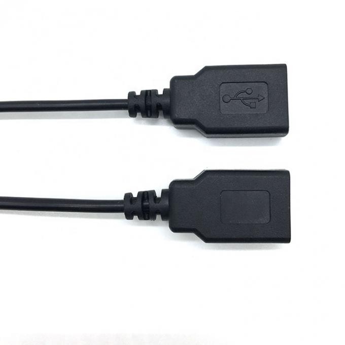 Maschio Femmina USB 2.0 Tipo A Plug to Free End In scatola Open Pigtail Wire Charger Cable per LED Strip 4