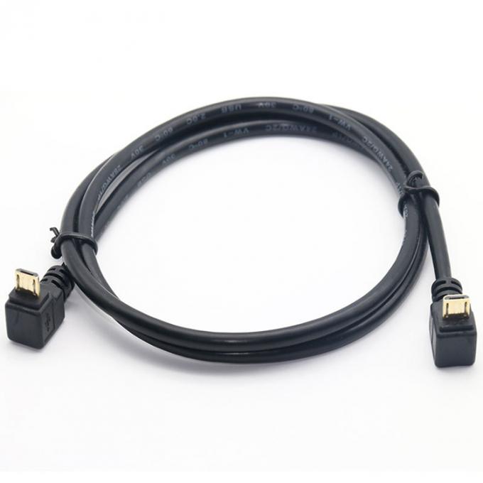 90 gradi angolo verso l'alto angolo di carica dati Micro cavo USB 2