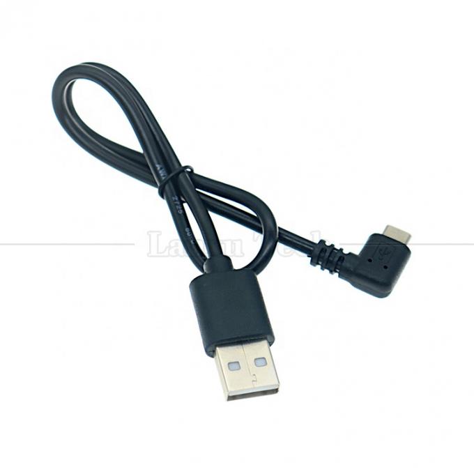 Cable di carica dati da USB a micro B a 90 gradi in angolo retto per telefono tablet Fotocamera digitale GPS 3